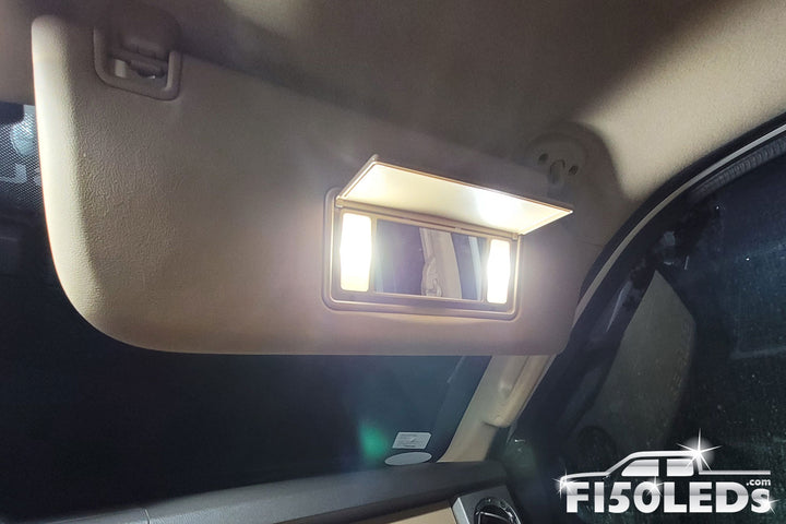 2011-16 SUPER DUTY FRONTER INTERIOR VANITY MIRROR LED BULBS