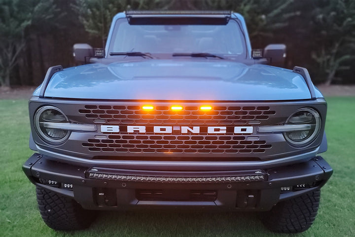 2021 - 2025 Ford Bronco Raptor Style LED Grill Kit