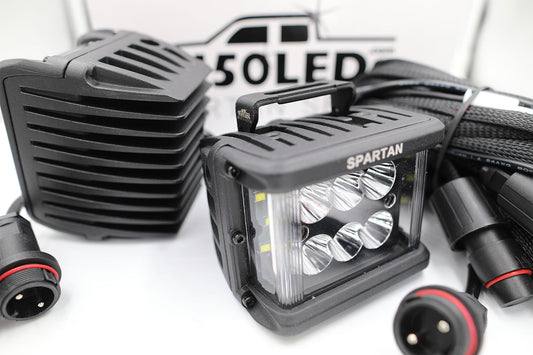 2017-2020 Ford Raptor CREE LED Hood Mounted Spartan Kit