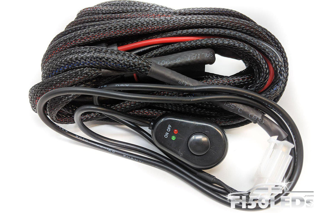 Custom F-150 Single Bar 40 Amp harness-F150LEDs.com