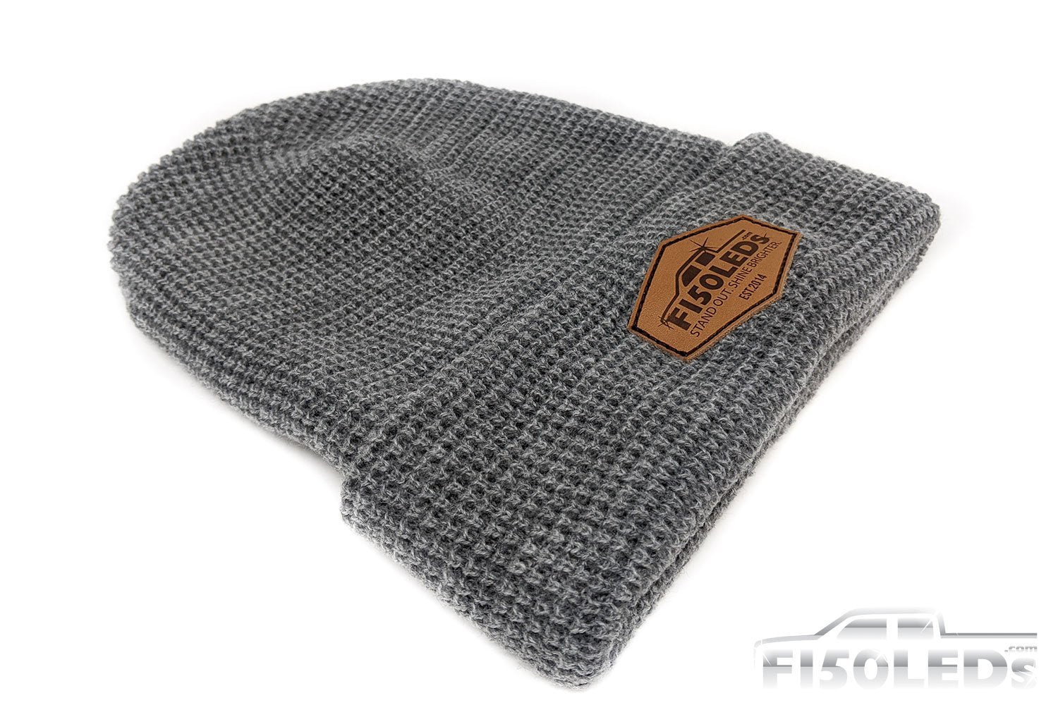 F150LEDs Custom Leather Patch Beanie-swag-F150LEDs.com