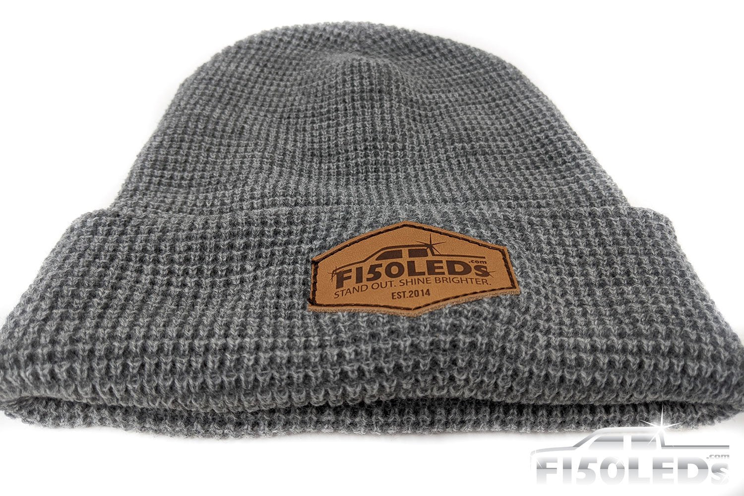 F150LEDs Custom Leather Patch Beanie-swag-F150LEDs.com