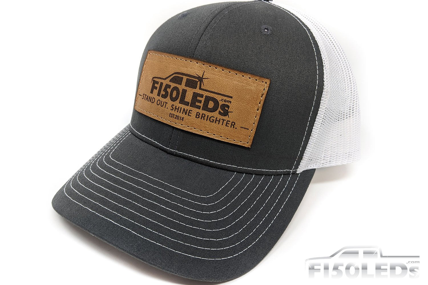 F150LEDs Custom Leather Patch Hat-swag-F150LEDs.com