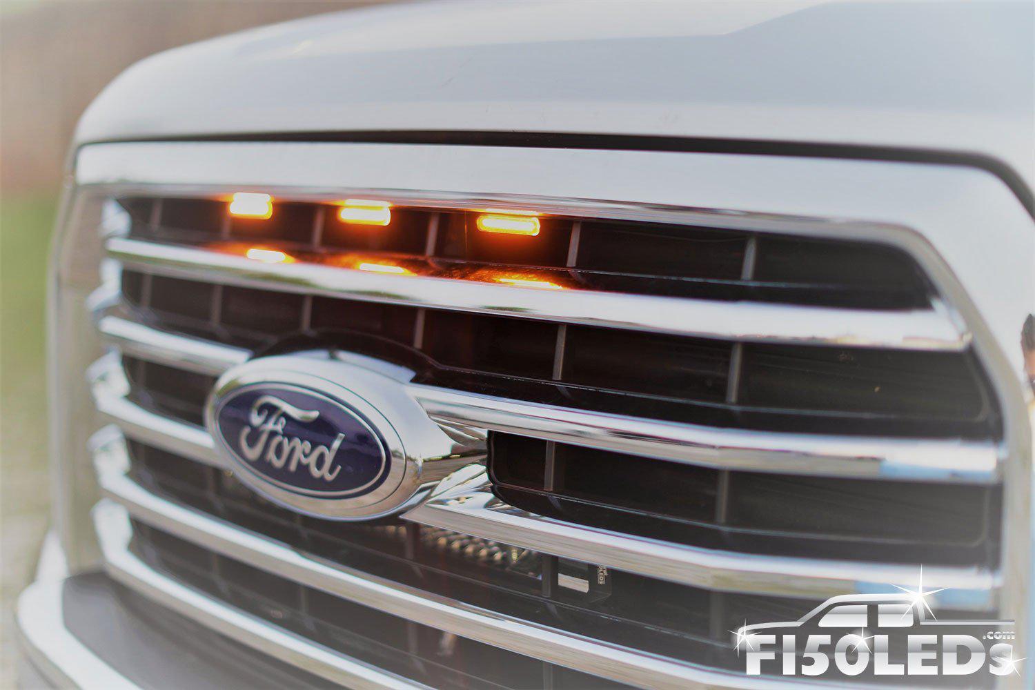 2015 - 2020 Raptor Style Extreme Amber LED grill Kit – F150LEDs.com